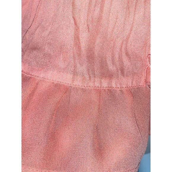Vintage Y2K Sheer Chiffon Ruffled Blouse Medium - Picture 7 of 13
